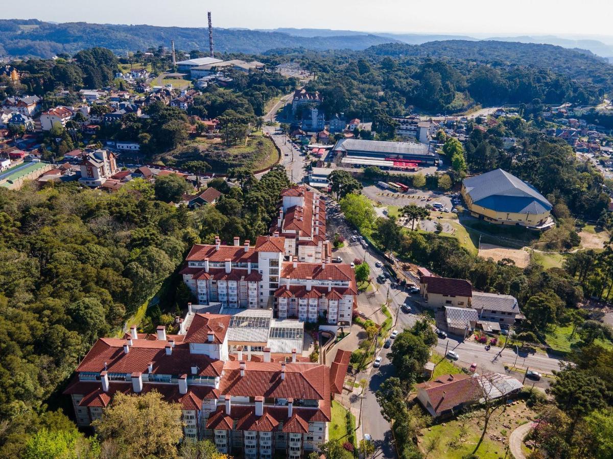 Apto No Centro De Gramado Com Piscina Termica Extérieur photo
